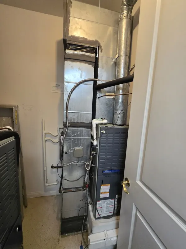 Change HVAC filters and prep the AC