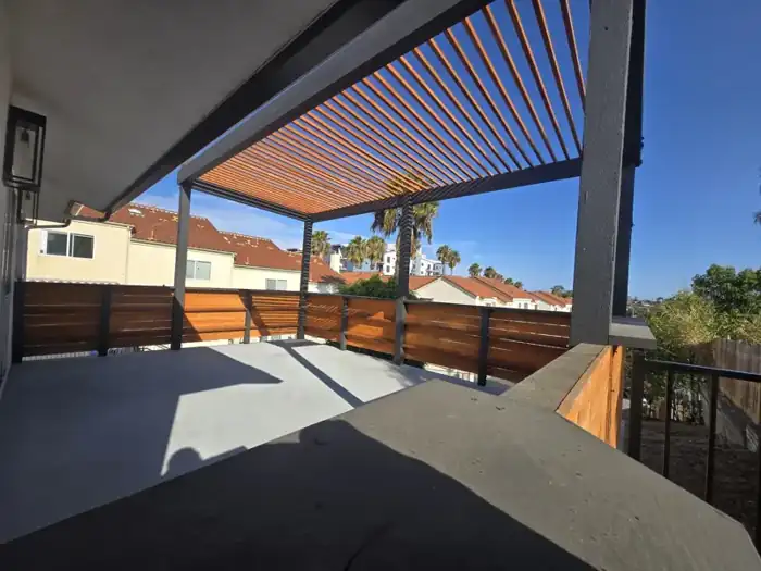 Maintain patio covers and pergolas
