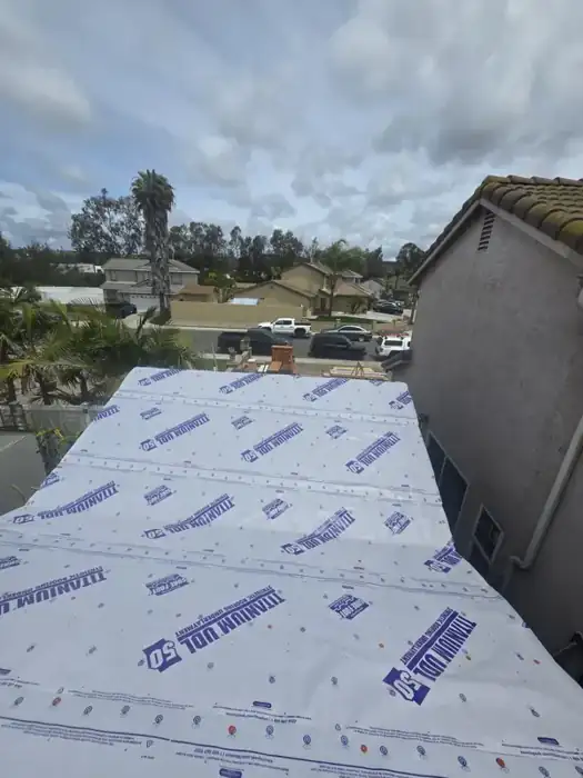 New roof underlayment