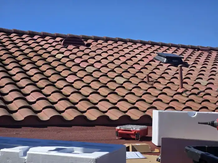 Reflash and seal roof penetrations