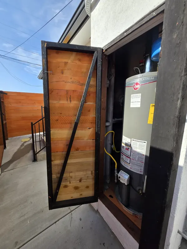 Flush the water heater