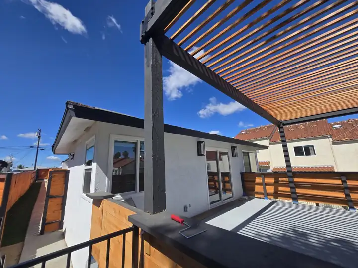 New deck from the yard