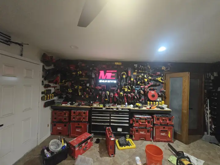 Our in-house tool wall