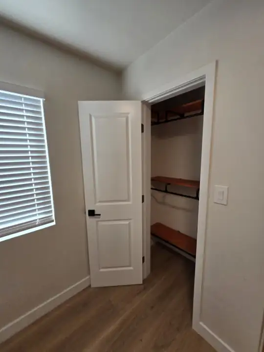 Custom closet shelves